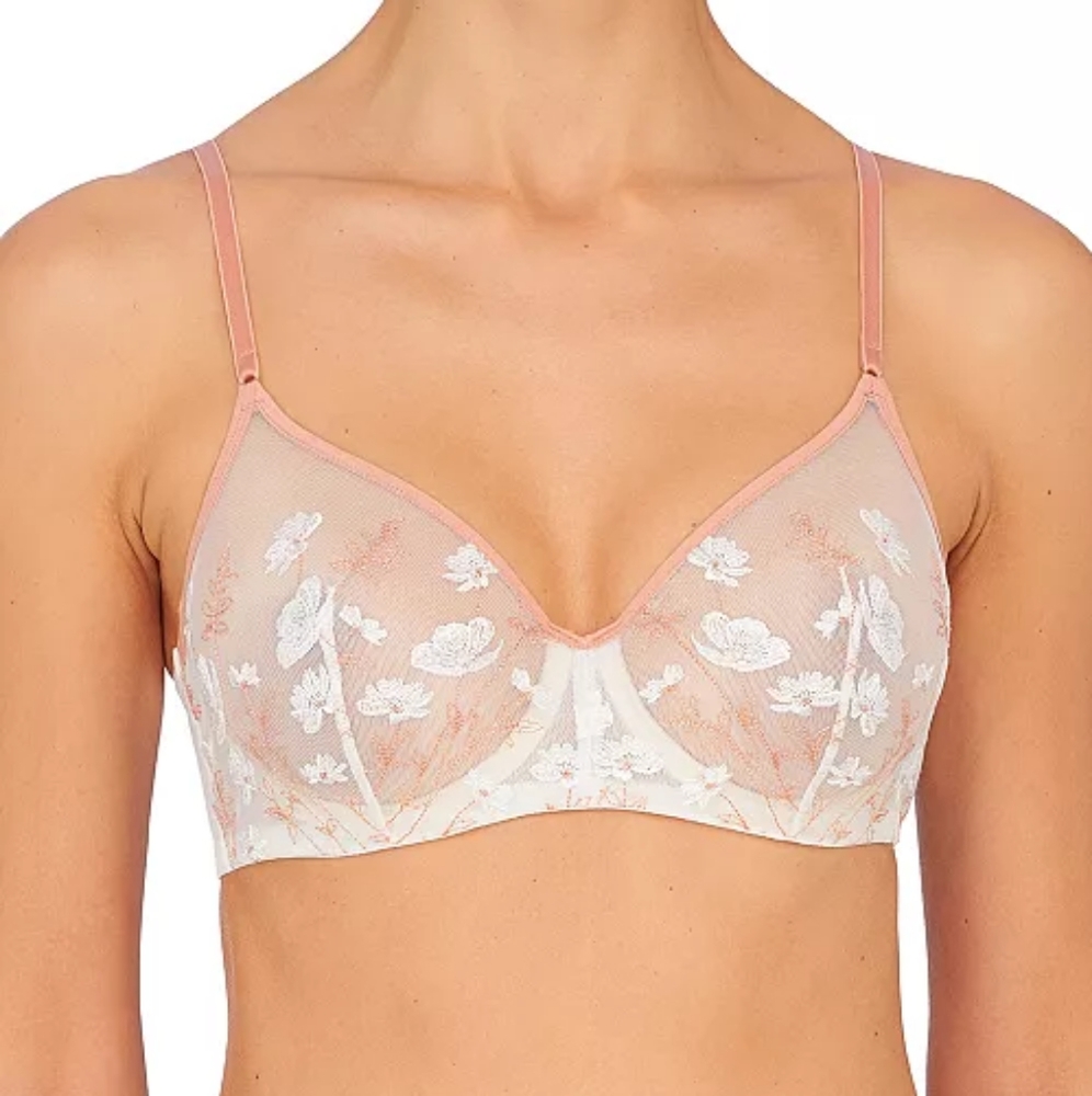 New Natori unlined Botanique bra 34C